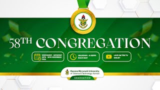 KNUST 58th CONGREGATION CEREMONY  COLLEGE OF ENGINEERING 2024 [upl. by Vivianne]