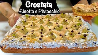 CROSTATA RICOTTA E PISTACCHIO ricetta facile di Tutti a tavola [upl. by Enyrhtak]