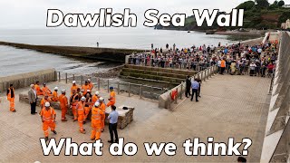 Dawlish Sea Wall Open Day  What Do They Think [upl. by Krilov]