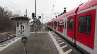 Bahnhof  Stacja Buchenau  2527032013 Wyprzedzanie skladu  Zuguberholung  Trainovertaking [upl. by Yelwar]