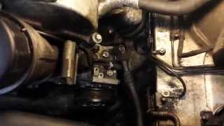 Part 5  7  Mercedes SClass S320 W220 petrol  AC compressor installation notes [upl. by Inami]