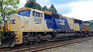 CSX 50th Anniversary Operation Lifesaver 4568 Montana Rail Link A gate Runner amp more [upl. by Timotheus]