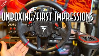 UNBOXING  FIRST IMPRESSIONS T598  The FUTURE Of Thrustmaster Steering Wheels [upl. by Yrret509]