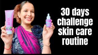 Welcome to the 30 days skin care routine challenge  skin care routine with sizzling kritika😍😍 [upl. by Yanrahs967]