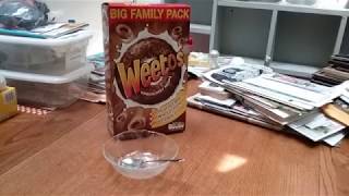 An American tries and reviews a British cereal weetos [upl. by Yhpos126]