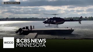 Man suing Minnesota city over helicopter access to lake shore property [upl. by Clintock]