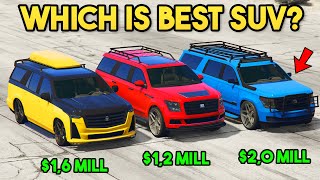 GTA 5 ONLINE  CAVALCADE XL VS LANDSTALKER XL VS GRANGER 3600LX WHICH IS BEST SUV [upl. by Waynant]