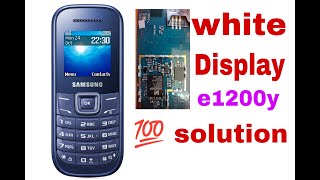 Samsung e1200y white Display [upl. by Hilaire61]