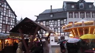 Christmas market in Monschau Germany [upl. by Akapol658]