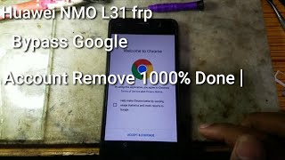 Huawei NMO L31 frp Bypass Google Account Remove 100 Done PK TV1 [upl. by Nwhas]