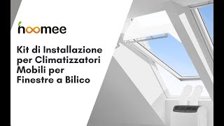 Kit di Guarnizioni per lInstallazione di Condizionatori Portatili su Finestre a Bilico HOOMEE [upl. by Natsuj]