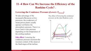 Increasing Efficiency of the Rankine Cycle [upl. by Tilden400]