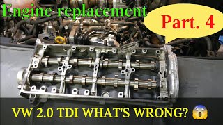 VW SHARAN ENGINE REPLACEMENT wymiana silnika Part 4 [upl. by Roscoe]