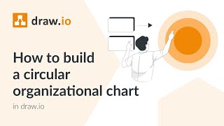 How to build a circular organizational chart in drawio [upl. by Vilberg]