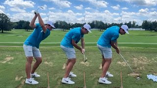 Viktor Hovland Golf Swing  IRON SWING DTL  Full Speed amp SLOW MOTION 4K [upl. by Margarida]