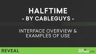 CableGuys HALFTIME  Half Speed Effect Tutorial [upl. by Clementia]