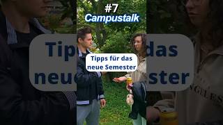 Campustalk  Tipps an Erstsemester semester straßenumfrage umfrage [upl. by Eifos]