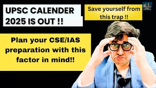 UPSC Released 2025 calendar  Dont miss this one important change in exam schedule [upl. by Oriana]