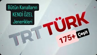 Bütün kanalların kendine has özel jenerikleri 175 Çeşit [upl. by Festatus]