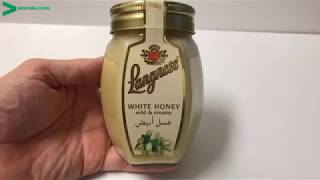 Langnese white Honey weißer Honig aus dem Lebanon [upl. by Trstram692]