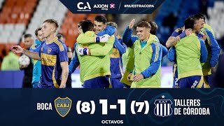 Octavos Boca 1 8  Talleres de Córdoba 1 7 [upl. by Nylicaj386]