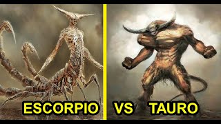 ESCORPIO vs TAURO ¿quién es el más fuerte signo poderoso zodiaco [upl. by Codie]