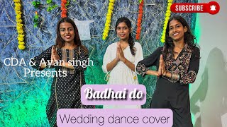 Badhai Do Wedding Dance  Easy Dance Step For Wedding Dance  groom mom Dance Song  weddingdance [upl. by Madson582]