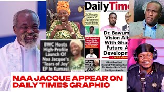 BREAKAdom Kyei Duah Singer Naa Jacque Appears on Daily times Graphic for her high Profile Ep Launch [upl. by Morez]