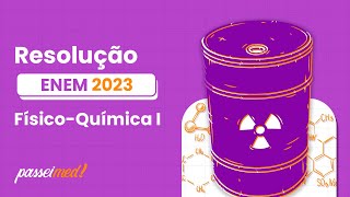 ENEM 2023  FísicoQuímica I  Um assistente de laboratório precisou descartar sete frascos [upl. by Orabla]