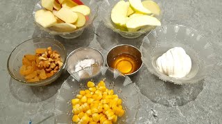 Apple Salad Recipes Creamy Walnut Apple Salad  Apple Salad  Apple Salad With Dressing [upl. by Adnouqal]