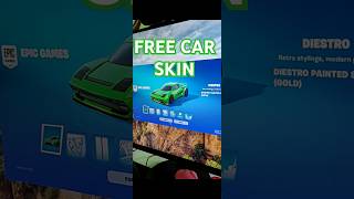 Get a FREE Fortnite Car SKIN Diestro fortnite fortnitebattelroyale fortnitetips [upl. by Tawney]