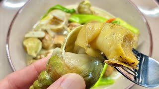 Whelks or Sea Snails with Coconut MilkSea Snails Easy Recipe [upl. by Akiret301]