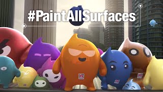 Nippon Paint Blobbies The Unpaintable Challenge PaintAllSurfaces [upl. by Verger]