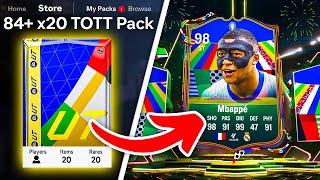 84 x20 TEAM OF THE TOURNAMENT PACKS 😱 FC 24 Ultimate Team [upl. by Service]