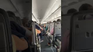 EXTREM CRAZY Flight 😵‍💫😵‍💫 turbulence at flight starting in Palma fearofflying plane [upl. by Aivan]