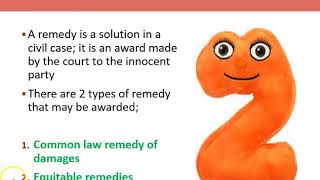 Remedies in contract law [upl. by Pena]