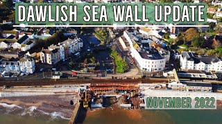 Dawlish Sea Wall Tour November 2022 [upl. by Heurlin]