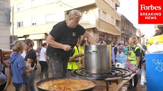 Volunteers Clean Up Debris From Record Flooding In Valencia Spain As The Death Toll Rises [upl. by Rhoades]