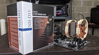 Noctua NHD15 Unboxing Overview amp Installation LGA 115x amp AM4 [upl. by Brnaby535]