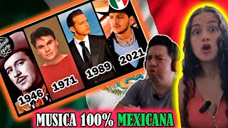 ¡¡Una LOCURA México DOMINO LATAM  Canción Mexicana más Popular Cada Año 1940 2021 [upl. by Noivaz]