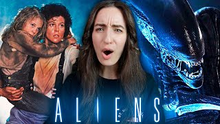 ALIENS is the BEST sequel Movie Reaction First Time Watching [upl. by Eremaj]