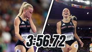 What a Race Keely Hodgkinson Destroys Mary Moraa in Women 800m Final Paris Olympics 2024 [upl. by Antonius684]