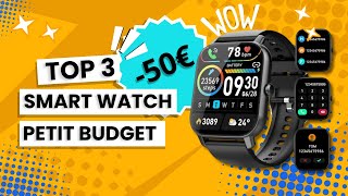 TOP 3 Montre Connectée 50€  Laquelle Choisir   Comparatif amp Avis [upl. by Anafetse295]