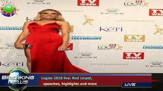 Logies 2018 live Red carpet speeches highlights and more [upl. by Mikeb287]