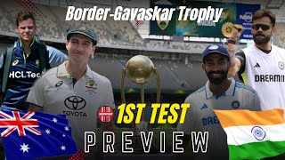 BGT2025 1st TEST PREVIEW  The Cricket Court [upl. by Eesak]