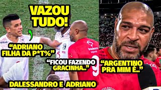 VAZOU A CONVERSA INACREDITÁVEL QUE DEIXOU DALESSANDRO PT0 COM ADRIANO IMPERADOR NO JOGO DO ZICO [upl. by Elaen]