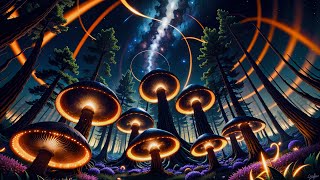 Nexxus 604  Dark Forest  Psychedelic trance mix • 4K AI animated music video [upl. by Ennovihs]