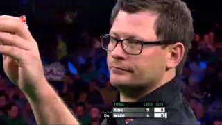 James Wade vs Mervyn King  Final PDC The Masters 2014 [upl. by Anin183]