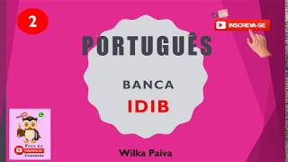 Questões de Português da banca IDIB 2 [upl. by Nonie]