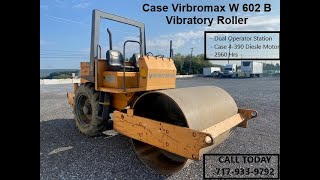 Case Vibromax 602 B Vibratory Roller [upl. by Eugenie]